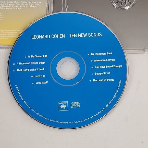 LEONARD COHEN: TEN NEW SONGS [CD] - Picture 3 of 4